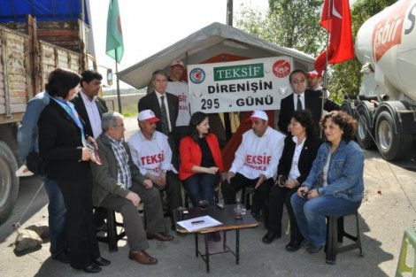 ATILAN İŞÇİLERİ ZİYARET ETTİ