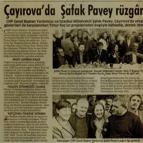 Çayırova’da Şafak Pavey rüzgârı esti